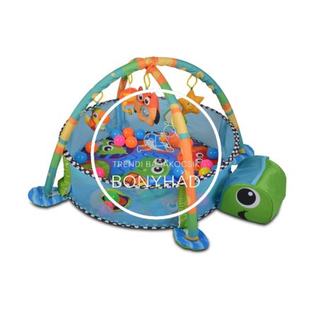 Sea Turtle játszószőnyeg - 30 db labdával
