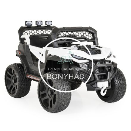 Buggy - Elektromos kisautó - 4 motoros - Fehér