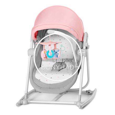 Kinderkraft 5in1 bölcső-babaágy-hinta-pihenőszék-szék - Unimo Up - Rózsaszín