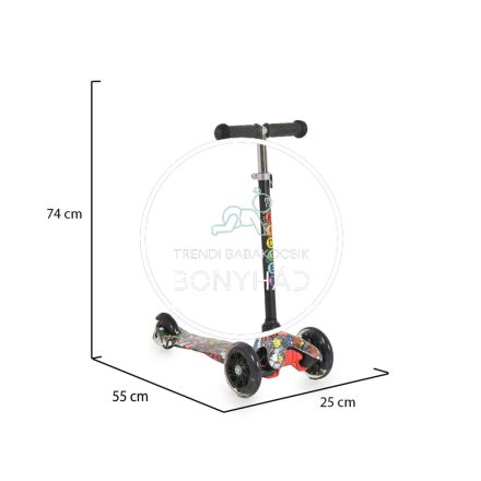 Scooter roller - Fekete