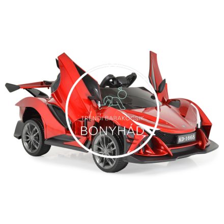 Flash sportautó - 4 motoros - Piros