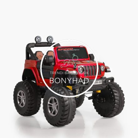 Jeep 3 sebességes- Piros metál