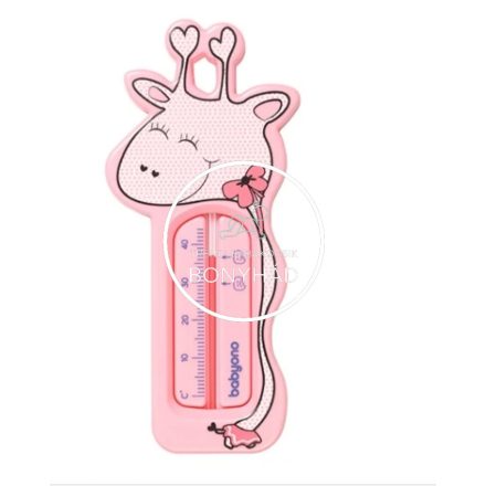 Vízhőmérő - Zsiráf - Rózsaszín 