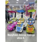 Smile tolókaros bébitaxi - Levehető napvédővel - Rózsaszín