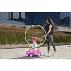 Smile tolókaros bébitaxi - Levehető napvédővel - Rózsaszín