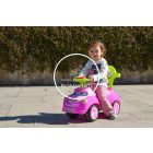 Smile tolókaros bébitaxi - Levehető napvédővel - Rózsaszín