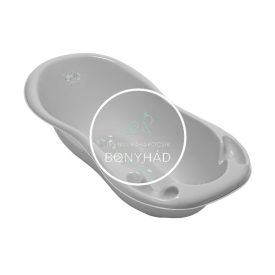 Piskóta kád - 102 cm - Bagoly - Szürke