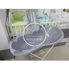 Piskóta kád - 102 cm - Bagoly - Szürke