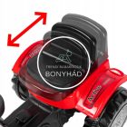 Ráülős, pedálos traktor utánfutóval - Piros