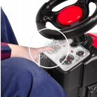 Ráülős, pedálos traktor utánfutóval - Piros