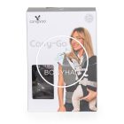 Kenguru hordozó - 4 pozíciós, kapucnis - Fekete