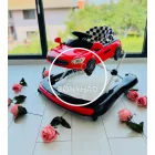 Moni Cabrio 2in1 bébikomp és járássegítő - Piros