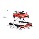 Moni Cabrio 2in1 bébikomp és járássegítő - Piros