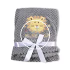 Cangaroo Freya Baba Takaró – Puha Fleece, Sötétszürke