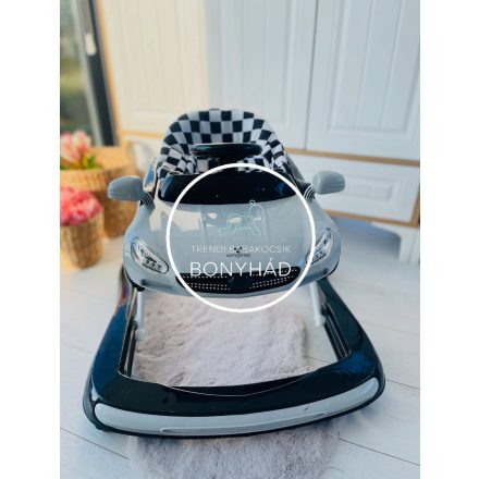 Moni Cabrio 2in1 bébikomp és járássegítő -  Szürke