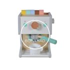 Fa játék - Fa kávéfőző gép - Kapszulás - Pasztel