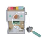 Fa játék - Fa kávéfőző gép - Kapszulás - Pasztel