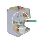 Fa játék - Fa kávéfőző gép - Kapszulás - Pasztel