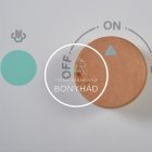 Fa játék - Fa kávéfőző gép - Kapszulás - Pasztel