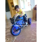 Motocross Ninja - 3 kerekű gyorsasági motor - Kék