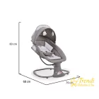 Axel Swing elektromos hinta és pihenőszék 3in1 - Pink