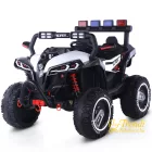 Buggy fehér 2 személyes gyerek elektromos autó 4 motorral szemből – Trendi Babakocsi