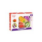 Fa játék - Fa vágható zöldségek - 10 darabos szett