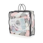 Braidy - Fonott rácsvédő - 220 cm - Rózsaszín/ Fehér / Szürke