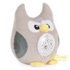 Moni Plüss zenélő éjszakai fény és projektor - Bagoly