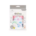 Olive kesztyű rágóka - Rózsaszín pillangós