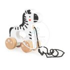 Fa játék - Fa húzható Zebra - Fehér