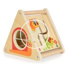 Fa játék - Fa készségfejlesztő háromszög - Pasztel