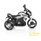 Gyermek elektromos motorkerékpár 12 Volt - os - Fehér