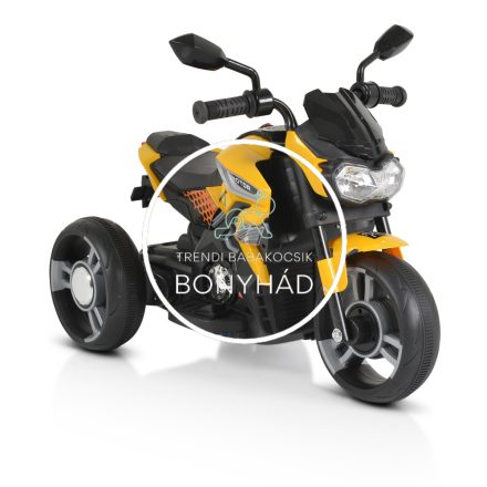 Gyermek elektromos motorkerékpár 12 Volt - os - Sárga