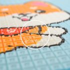 Kétoldalas vízálló csúszásmentes játszószőnyeg 180 x 100 cm - Kék