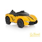 Cordoba sárga gyerek elektromos autó tartozékokkal – töltő és használati útmutató