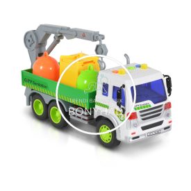 Kisautó - Műanyag - Kisautó szelektív kukákkal