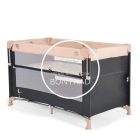 Next Level - Utazóágy - 2 szintes, lehajtható oldalfallal - Bézs