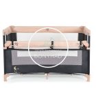 Next Level - Utazóágy - 2 szintes, lehajtható oldalfallal - Bézs