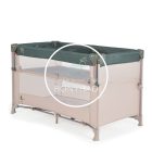 Next Level - Utazóágy - 2 szintes, lehajtható oldalfallal - Zöld