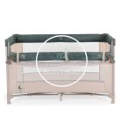 Next Level - Utazóágy - 2 szintes, lehajtható oldalfallal - Zöld