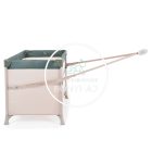 Next Level - Utazóágy - 2 szintes, lehajtható oldalfallal - Zöld