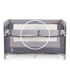 Next Level - Utazóágy - 2 szintes, lehajtható oldalfallal - Szürke