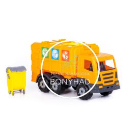 Kisautó - Műanyag - Kukásautó kukával