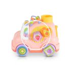 Kisautó - Műanyag - Zenélő - Formabedobós - Pink