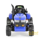 Kék elektromos traktor LED világítással