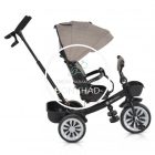 Tricikli - Szülőkaros, 360 fokban forgatható üléssel - Bézs