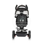 Tricikli - Szülőkaros, 360 fokban forgatható üléssel - Narancs