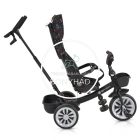 Tricikli - Szülőkaros, 360 fokban forgatható üléssel - Narancs