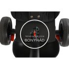 Tricikli - Szülőkaros, 360 fokban forgatható üléssel - Narancs